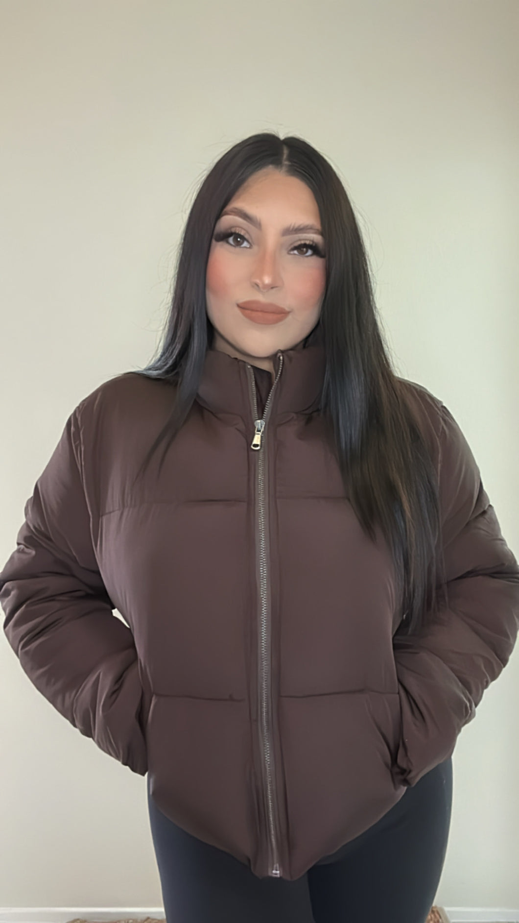 Brown Puffer Jacket