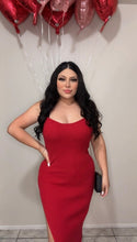 Load image into Gallery viewer, Red Velvet Dress
