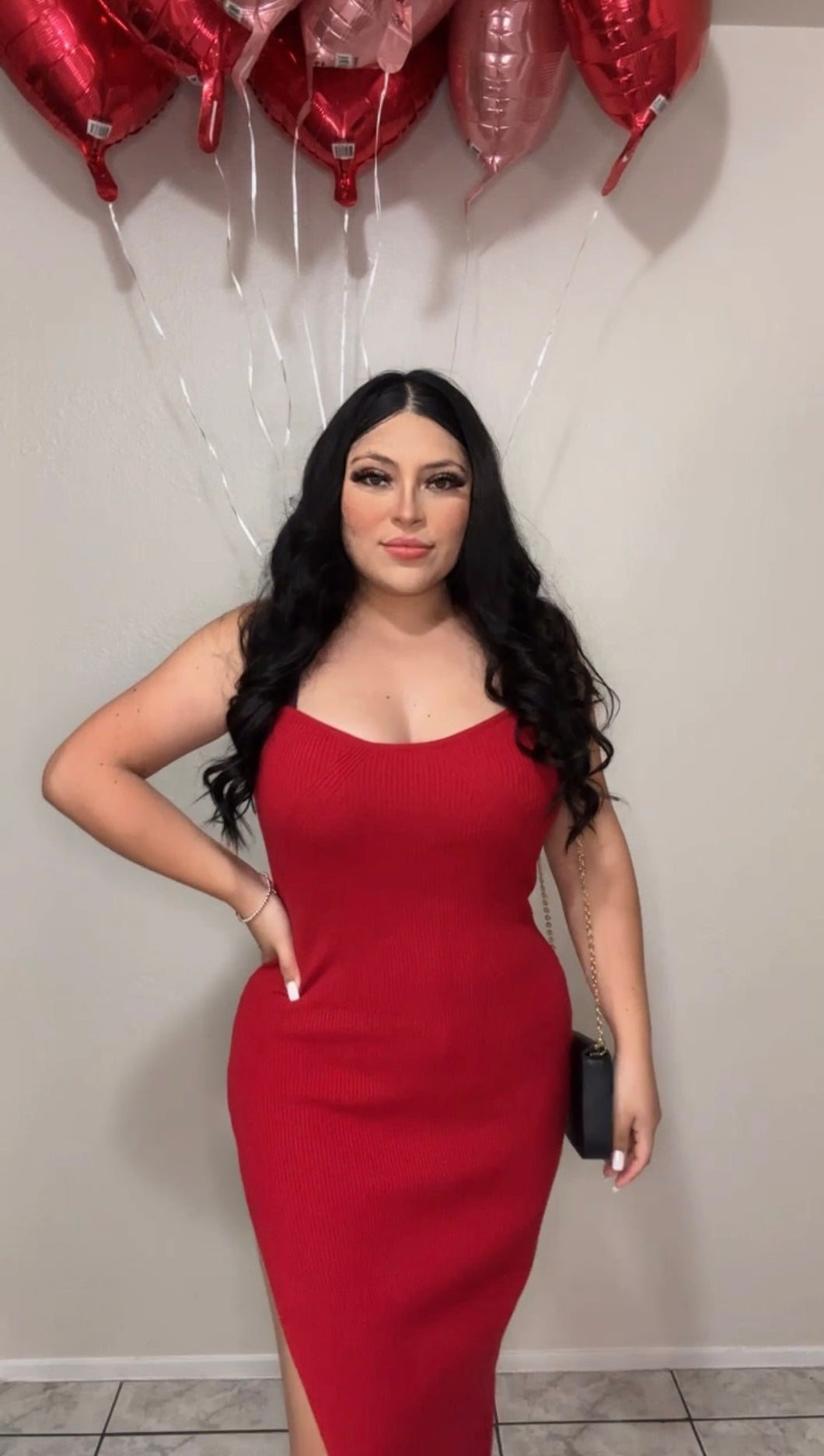 Red Velvet Dress